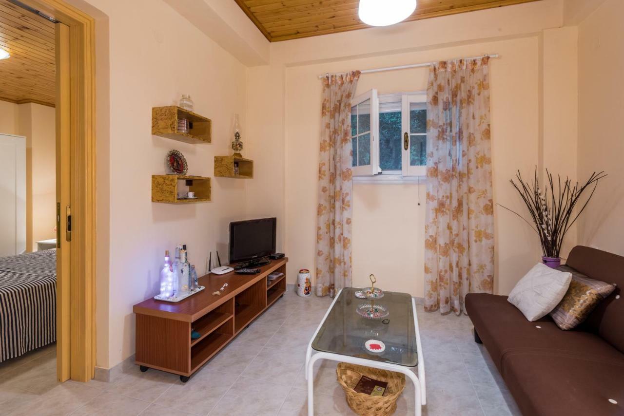 Family Holiday Apartment With Garden & Bbq Velonádes Esterno foto